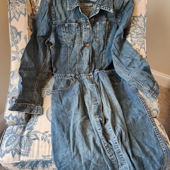 J Crew denim chambray shirt dress Size 10 - Picture 2 of 3